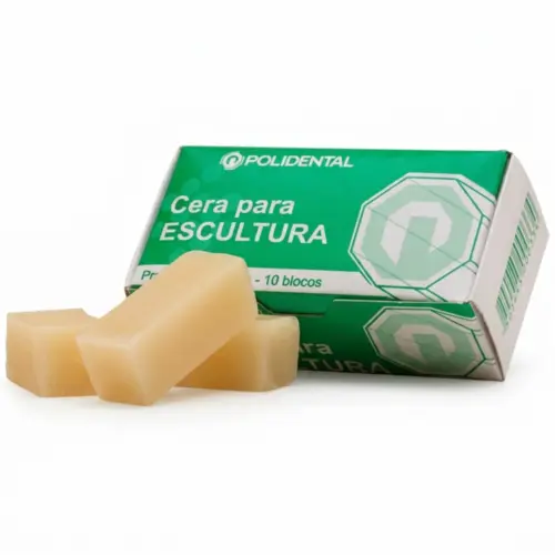CERA P/ESCULTURA 10 BLOCOS 72G MICRO NATURAL - POLIDENTAL