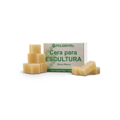 CERA P/ESCULTURA 12 BLOCOS 190G MACRO - POLIDENTAL
