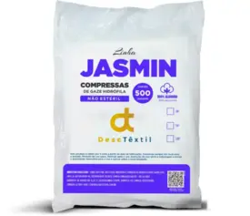 COMPRESSA DE GAZE 11 FIOS C/500 JASMIN DESCTEXTIL