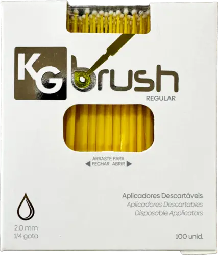 PINCEL KG BRUSH REGULAR AMARELO C/100