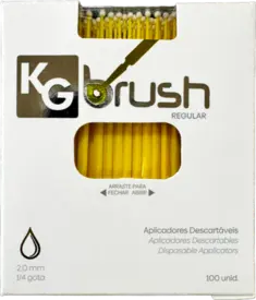 PINCEL KG BRUSH REGULAR AMARELO C/100