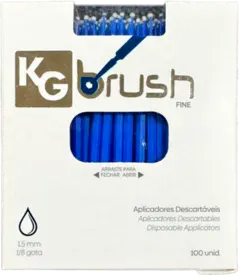 PINCEL KG BRUSH FINO AZUL C/100 - KG SORENSEN