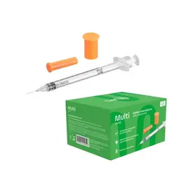 SERINGA INSULINA 0.5ML AG FIXA 30G C/100UN - MULTI