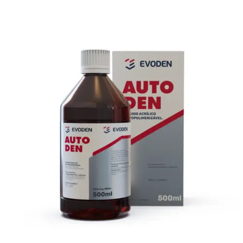 RESINA ACRÍLICA AUTOPOLIMERIZÁVEL AUTODEN LÍQUIDO 500 ML – EVODEN