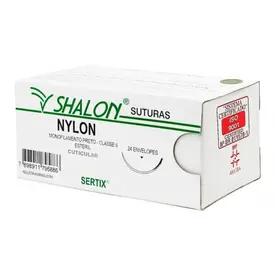NYLON PTO SERTIX 5-0 C/AG 2 CT - SHALON