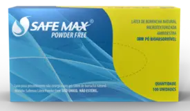 LUVA P/ PROCED COM PO SAFEMAX TAM M - BY SUPERMAX