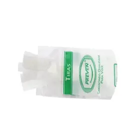 TIRA DE POLIESTER TRANSPARENTE 10 X 120 X 0,5 MM C 50 PREVEN