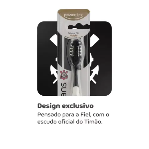 ESCOVA DENTAL TORCEDOR CORINTHIANS - POWERDENT