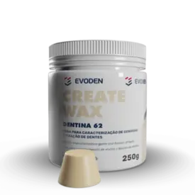 CERA P/ CARACTERIZACAO CREATE WAX - DENTINA 62 250GR - EVODEN