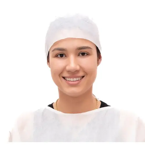 GORRO COM TIRAS 30GR BRANCO 10UNID. - MEDIS