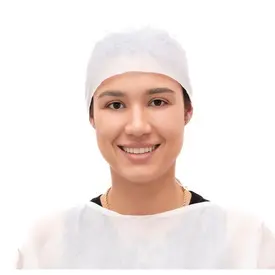 GORRO COM TIRAS 30GR BRANCO 10UNID. - MEDIS