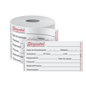 DT-5425FPIQ - ETIQUETA SIMPLES CAMADA 54X25MM COM IQ TIPO1 PARA VAPOR ROLO C/500 - DTECH