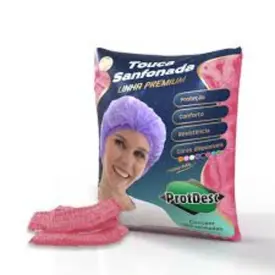 TOUCA DESC.SANFONADA ROSA BEBE PROTDESC C/100