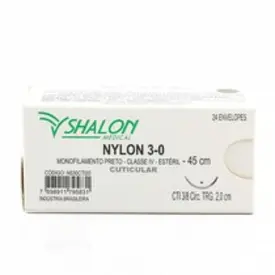 NYLON PTO SERTIX 5-0 C/AG 1.5MT - SHALON