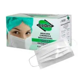 MASCARA TRIPLA ELASTICO BCA PROTDESC CX 50 UN