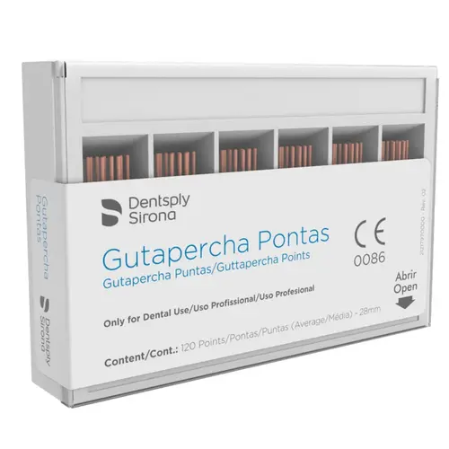 CONE DE GUTA CALIBRADA N 30 C/120 DENTSPLY