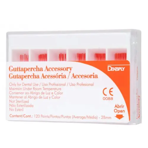 CONE DE GUTA SECUNDARIO F (R3) 28MM DENTSPLY