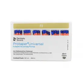 CONE DE GUTA PROTAPER F3 28MM C/60 MAILLEFER DENTSPLY