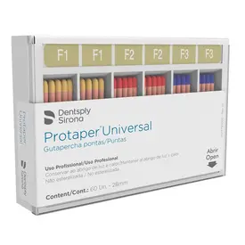 CONE DE GUTA PROTAPER ( F1 F2 F3 ) 28MM SORT. C/60 - DENTSPLY