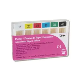CONE DE PAPEL N 15-40 ABS C/120 DENTSPLY