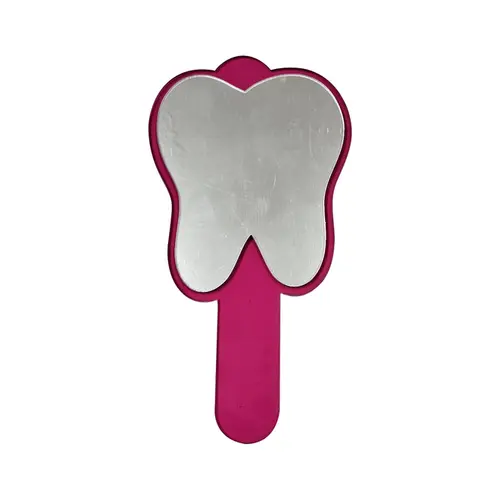 ESPELHO DE MAO ACRILICO ODONTOLOGICO ROSA PINK - LYSANDA