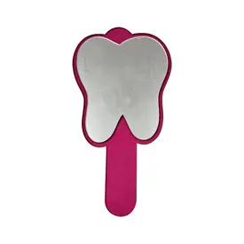 ESPELHO DE MAO ACRILICO ODONTOLOGICO ROSA PINK - LYSANDA