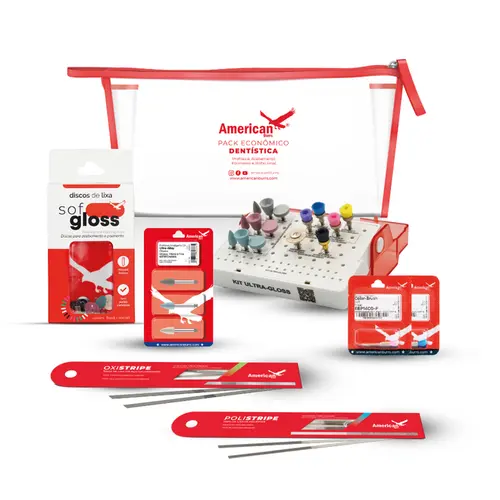 ULTRAGLOSS PACK ECONOMICO DENTISTICA - 15800 - AMERICAN BURS