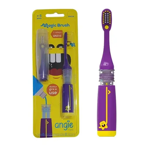 ESCOVA DENTAL MAGIC BRUSH MACIA ROXA - ANGELUS