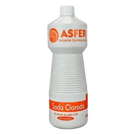 SODA CLORADA - HIPOCLORITO DE SODIO 2,5% 1L - ASFER