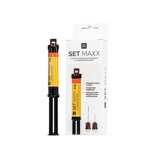 CIMENTO RESINOSO SET PP MAXX WHT/OPQ SYR 8.5G - SDI