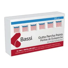CONE DE GUTA PERCHA BASSI 30.03 CX C/ 60 UN - EASY