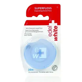 FIO DENTAL 0.00 EXPANDING SUPERFLOSS 25 METROS (EW-EF25) 800-852 - EDEL WHITE