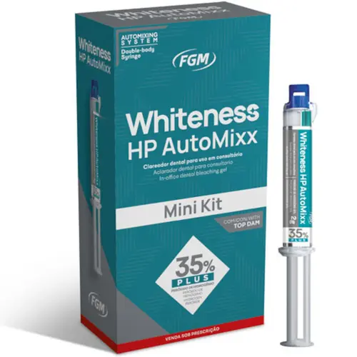 MINI KIT WHITENESS AUTOMIXX PLUS 35% +TOP DAM FGM
