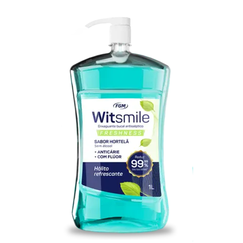 ENXAGUANTE BUCAL WITSMILE FRESHNESS 1L HORTELA - FGM