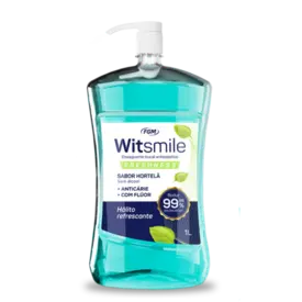 ENXAGUANTE BUCAL WITSMILE FRESHNESS 1L HORTELA - FGM