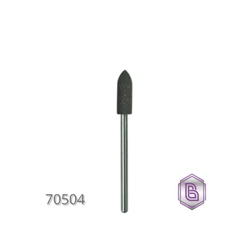 PONTA POLIDORA RESINA ACRILICA PRETA FORMATO CHAMA PEQUENA GRANULOMETRIA GROSSA N70504  - BRILHO