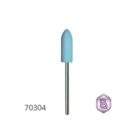 PONTA POLIDORA RESINA ACRILICA AZUL FORMATO CHAMA CILINDRICA  FINA N70304 - BRILHO